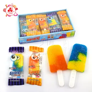 18g Ice Cream Gummy Lollipop Fruity Soft Candy