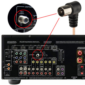 Đài FM Dipole Antenna 75 Ohm Trong Nhà AM Vòng Antenna Cho Denon Pioneer Onkyo Yamaha Marantz Trong Nhà Âm Thanh Stereo <span class=keywords><strong>Receiver</strong></span> - Product Image 4