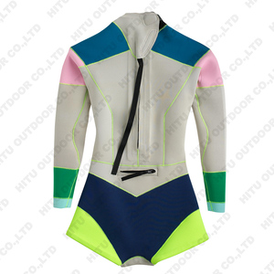 Hitu novo OEM branco adulto mulheres surf roupa molhada biquíni roupa de banho para surf natação mergulho esportes aquáticos