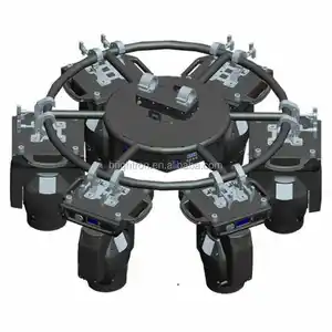 DMX512 1 channel mini rotating circle truss for moving head light