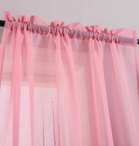 Tasca asta <span class=keywords><strong>rosa</strong></span> <span class=keywords><strong>Tende</strong></span> <span class=keywords><strong>Trasparenti</strong></span> per le Ragazze Camera Da Letto - Product Image 2