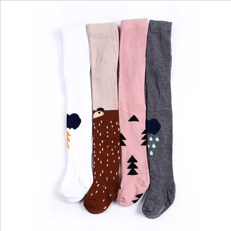 Yeni Çocuk pamuklu Külotlu Çorap Moda Yürümeye Başlayan Pantolon Kız Çoraplar legging Sonbahar ve Kış