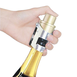 S'adapte à n'importe quel <span class=keywords><strong>bouchon</strong></span> de bouteille de vin mousseux en acier inoxydable scellant bouteille mousseuse liège Silicone étanche garder frais adapté - Product Image 6