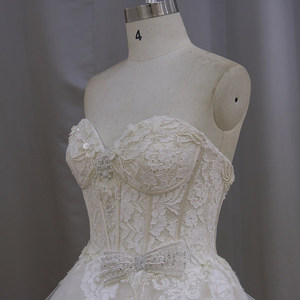 XF1016 alta calidad <span class=keywords><strong>ver</strong></span> sexy bra vestido de partido rebordeado amor de la sirena vestido de novia de Italia - Product Image 4