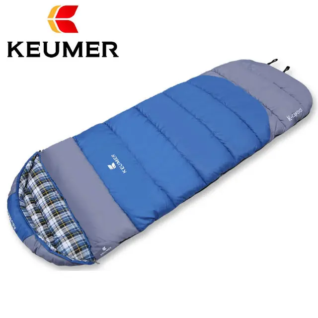 Outdoor camping sleeping bag,for autumn and winter use,thickened Mummy sleeping bag,KEUMER