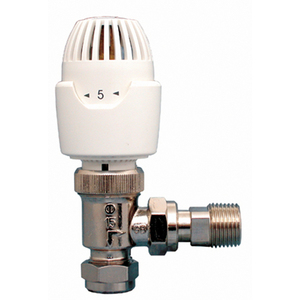 Robinet thermostatique angulaire pour radiateur TRV 15 mm - Product Image 2