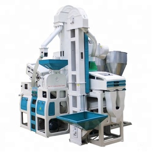 1000 kg/h hanno combinato la piccola attrezzatura del mulino di riso + il sistema d'imballaggio Mini macchina del mulino di riso