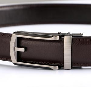 <span class=keywords><strong>Ceinture</strong></span> en cuir pour <span class=keywords><strong>homme</strong></span> de qualité supérieure, personnalisable, réversible, durable, réglable, avec boucle automatique en alliage, noir et marron - Product Image 4