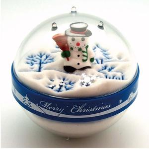 ตุ๊กตาหิมะลูกโลกทรายอะคริลิคทำจากเรซินของที่ระลึกแปลกใหม่ธีมคริสต์มาส - Product Image 1