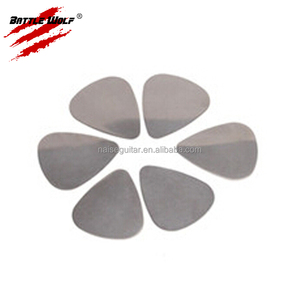 0,3 MM-0,4 MM logotipo personalizado de impresión de seda venta caliente suave de acero inoxidable guitarra púa a - Product Image 6