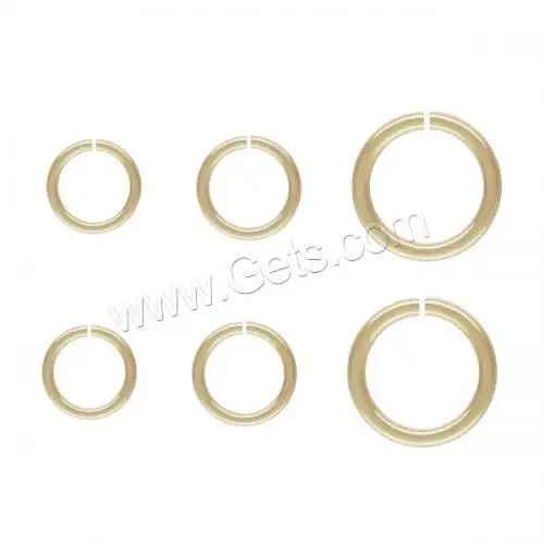 Prezzo di fabbrica oro anelli di salto Aperto Donut 14 K gold filled & formato differente per la scelta 1027980