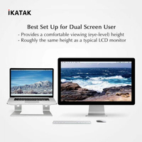 Shenzhen Vente en gros 17 pouces DJ Stand Ordinateur portable Nouveau style de matériau métallique détachable en aluminium