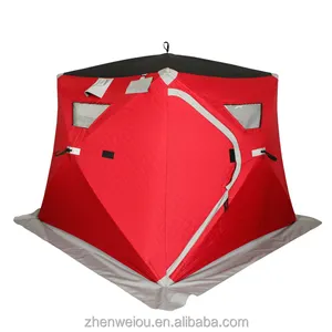 V1553-KDTH Pop Up 3人Wide Bottom Thermal (絶縁) Ice Fishing Tent