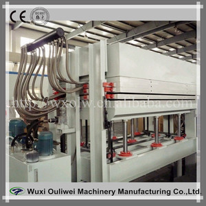 Panel de nido de abeja de aluminio de nueva condición, máquina de prensado en caliente, fácil de operar, planta de fabricación de producción de MDF con rodamientos PLC - Product Image 2