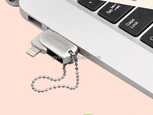 Điện Thoại Di Động Usb 64Gb Kim Loại Xoay Máy Tính Sử Dụng Kép USB OTG Cho Iphone - Product Image 4