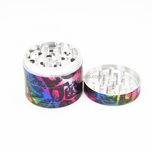Amazon venta Caliente de China <span class=keywords><strong>Tienda</strong></span> de Sharp Teeth Grinder Tabaco Humo De Aluminio - Product Image 4
