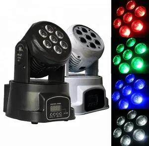 L-73 2024 Feestbar Dmx 7X10W Rgbw 4 In 1 Was Mini Led Moving Head Dj Disco Podiumverlichting