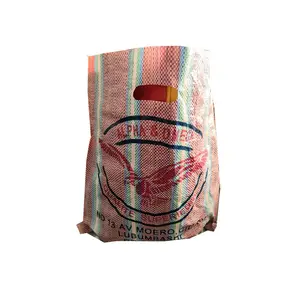 Пластиковые полиэтиленовые плетеные мешки из рафии, полипропиленовые плетеные сумки для покупок для рынка Африки, 10 кг