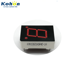 Pantalla numérica <span class=keywords><strong>LED</strong></span> de 7 segmentos de un solo dígito de 0,6 pulgadas con <span class=keywords><strong>2</strong></span> puntos decimales Paquete DIP de 10 pines Montaje de orificio pasante - Product Image 2