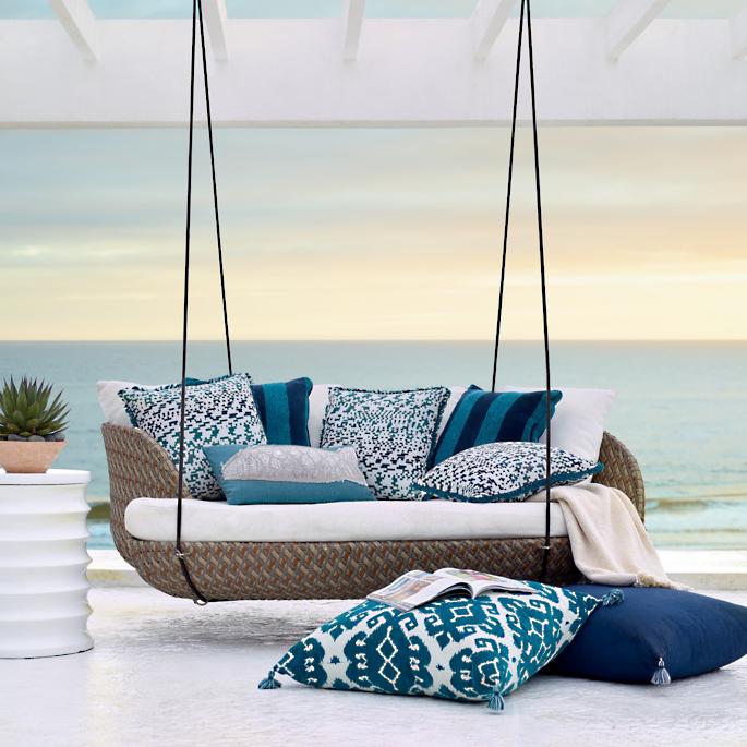 Gold supplier top sale all weather rattan furniture wicker daybed