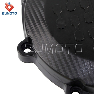 Nhựa Động Cơ Bên Phải Bên Ly Hợp Bìa Guard Xe Máy Màu Đen Ly Hợp Bìa Cho Yamaha <span class=keywords><strong>YZ250F</strong></span> YZ250FX WRF250 - Product Image 4