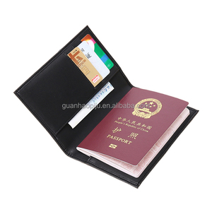 Noir Pas Cher PU <span class=keywords><strong>Faux</strong></span> Cuir Couverture Du <span class=keywords><strong>Passeport</strong></span> NOUS <span class=keywords><strong>Passeport</strong></span> Couverture Voyage Portefeuille En Cuir - Product Image 2