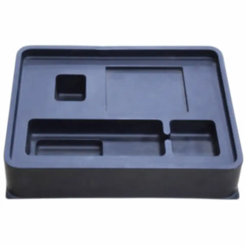 Vacuum Forming Large Black ABS clear PET anti static Plastic packing Tray