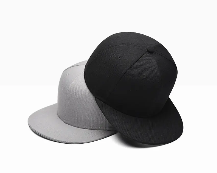 Bán Buôn Trống Đen Snap Trở Lại Mũ, Biểu Tượng Tùy Chỉnh HipHop Mũ, Snapback Mũ