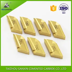 high quality P10 P20 K10 K30 tungsten carbide turning inserts KNUX160405L12 cemented carbide brazed tips for CNC lathe sanxin