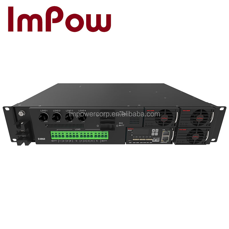 2 U embedded -48 в 19 ''стойка телекоммуникационная энергетическая система с выпрямителем 2000 Вт