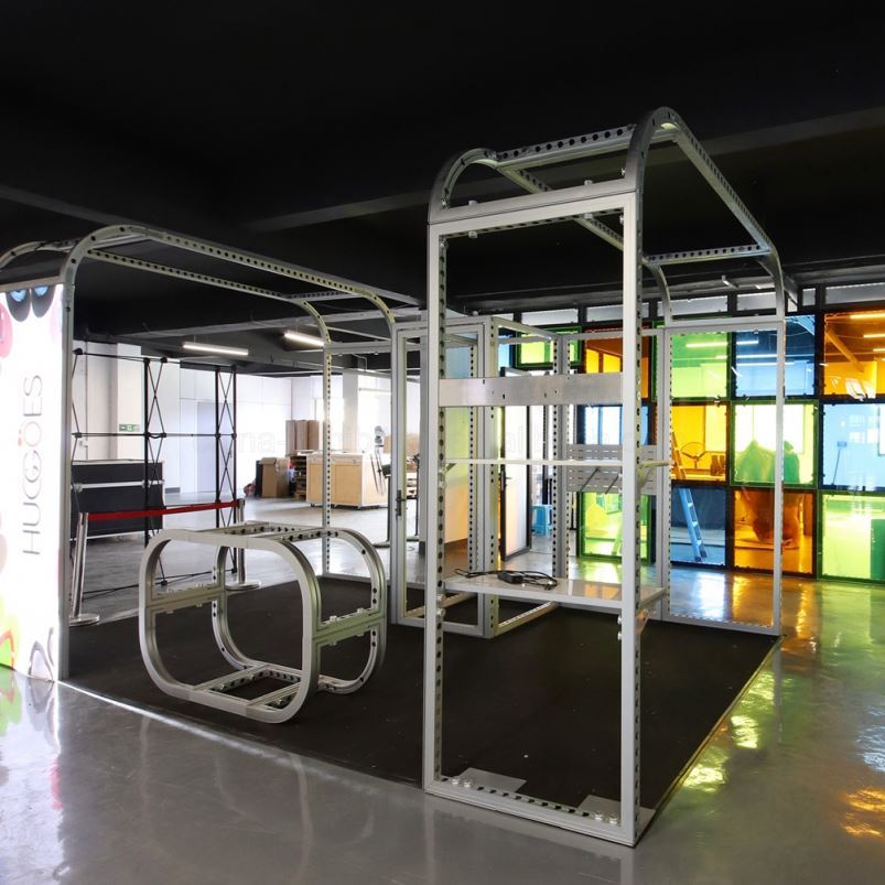 Portable/Foire Conception Libre Personnalisé Poids Léger Nouveau Style Stand Stand D'exposition Standard Cloison Cabine