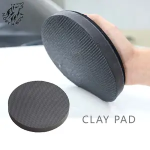 Hot Selling 6Inch Noord Wolf Car Care Detailing Clay Veiligheid Zachte Klei Disc Klei Pad