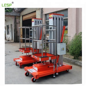 Plateforme élévatrice hydraulique en alliage d'aluminium pour une seule personne/plateformes d'échafaudage électriques réglables - Product Image 2