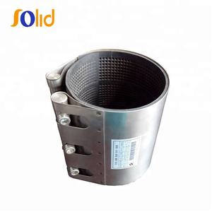 Abrazadera de reparación de una/doble banda de tubería de agua de acero inoxidable para tubo de CI, DI, Acero, PE y PVC - Product Image 5