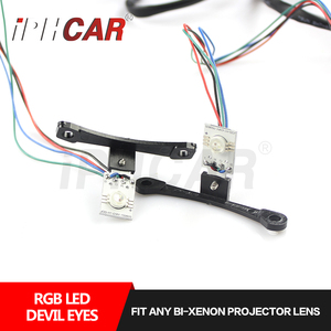 ไฟ LED RGB <span class=keywords><strong>Devil</strong></span> <span class=keywords><strong>Eyes</strong></span> ราคาโรงงาน สำหรับติดตั้งกับเลนส์โปรเจคเตอร์ Q5 ติดตั้งง่าย ไฟ Demon <span class=keywords><strong>Eyes</strong></span> RGB - Product Image 2