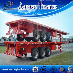 Tri - essieux largement utilisé expédition camion - conteneur remorque, Heavy duty <span class=keywords><strong>cargo</strong></span> remorque avec des prix <span class=keywords><strong>bas</strong></span> - Product Image 4