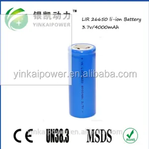 Haute Capacité Batterie 18650 Li-ion Batterie 3.7 V 4000 mAh rechargeable batteries pour UPS/led dans USA marché