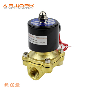 La serie 2W 2w 025 06 2w025-08 diafragma neumáticas latón válvula de solenoide normal cerca para agua - Product Image 5