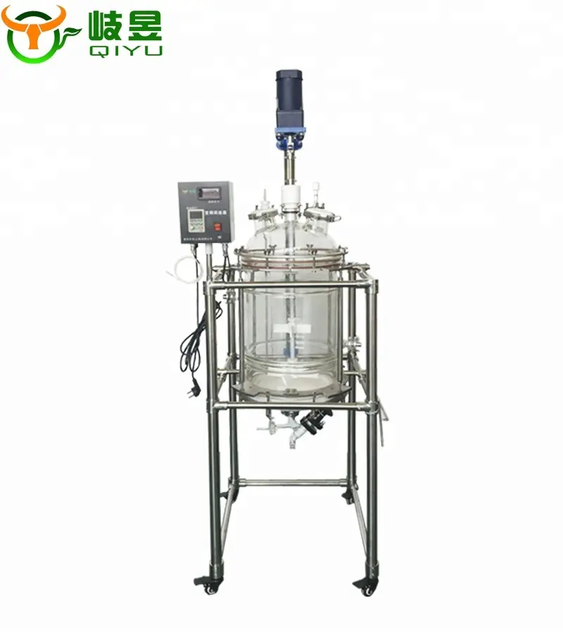 50L 80L 100L Hohe qualität Chemische labor vakuum filter ummantelten glas Reaktor