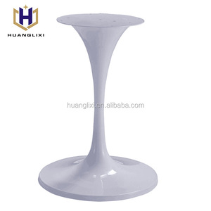 Utilisé Restaurant meubles en fer forgé trompette piédestal tulipe bases de table tulipe pied de table - Product Image 2