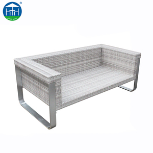 DW-SF029 buena calidad ratán gris Interior Exterior alum ratán Hotel sofás - Product Image 3