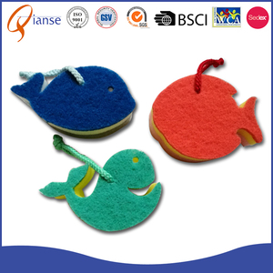 <span class=keywords><strong>Animal</strong></span> <span class=keywords><strong>marin</strong></span> en forme De Nettoyage Fleur Cuisine <span class=keywords><strong>Éponge</strong></span> Pack - Product Image 1