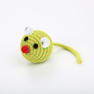 Multi-Color rotondo Del Mouse A Forma di fascia di Lana Gatto Che Gioca Giocattolo - Product Image 6