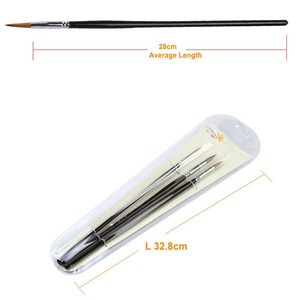 Artistes professionnels petite belette peinture brosses pour dessin Outline - Product Image 4