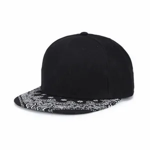 Venta al por mayor, último de moda negro fresco hip hop bill sombreros y gorras de flexión ajuste plana sombrero personalizado