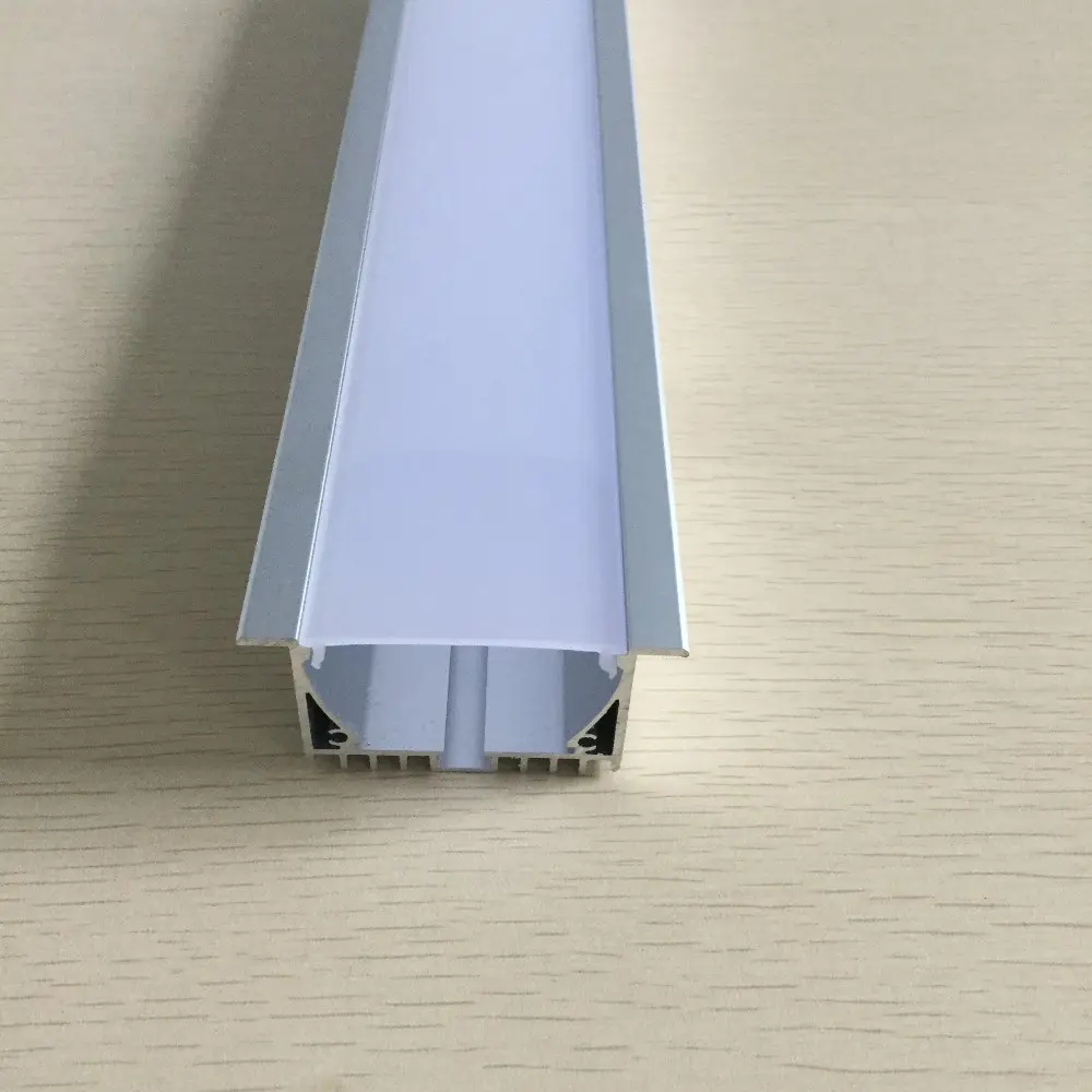 65*36mm ceiling recessed mounted led aluminum profile profil alu 65mm led linear pendant light housing