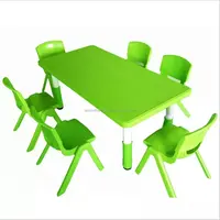 Набор мебели для детского сада - стол и стул в форме луны