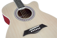 Cheap 6-String Acoustic Guitar Cutaway Model Engelmann Spruce 40 Inch Natural Finish