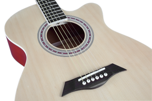 Cheap Guitar Acoustic Cutaway Model Engelmann Spruce Guitar 40 Inch <strong>Stringed</strong> <strong>Instrument</strong> - Product Image 4
