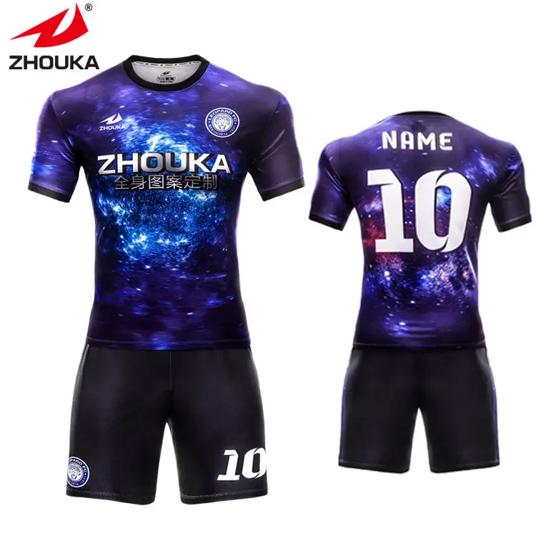 Best Price Sports Uniform For School Sublimation Blank Football Jersey Soccer Training Suit
